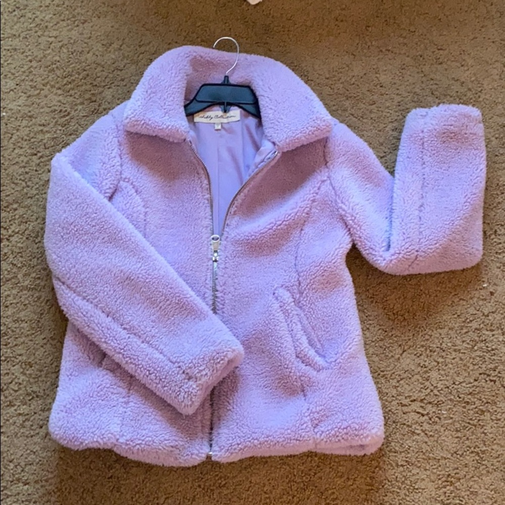FLUFFY JACKET/lavender/like new/Nordstrom’s